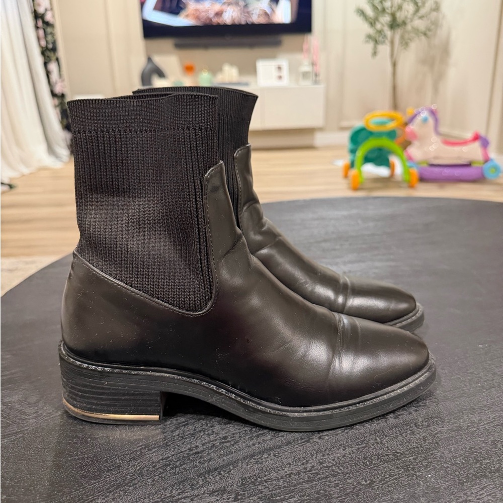 ZARA Black Ankle Boots